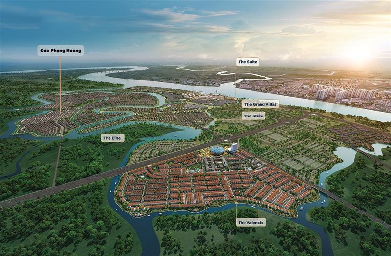 Đảo Phụng Hoàng Aqua City Kiến Tạo Biệt Thự ST Ven Sông