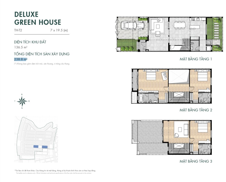 DELUXE GREEN HOUSE 136M2