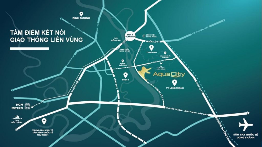 Vị trí PHÂN KHU THE VALENCIA AQUA CITY