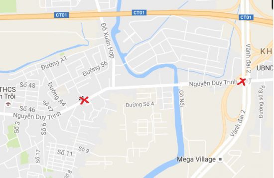 Thông tin quy hoạch trục đường Nguyễn Duy Trinh