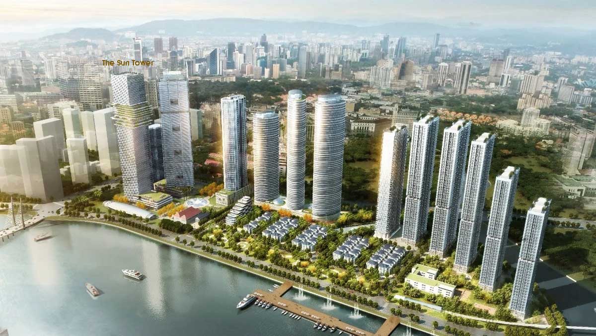 The Sun Tower trong Tổ hợp dự án khu đô thị Ba Son Sài Gòn