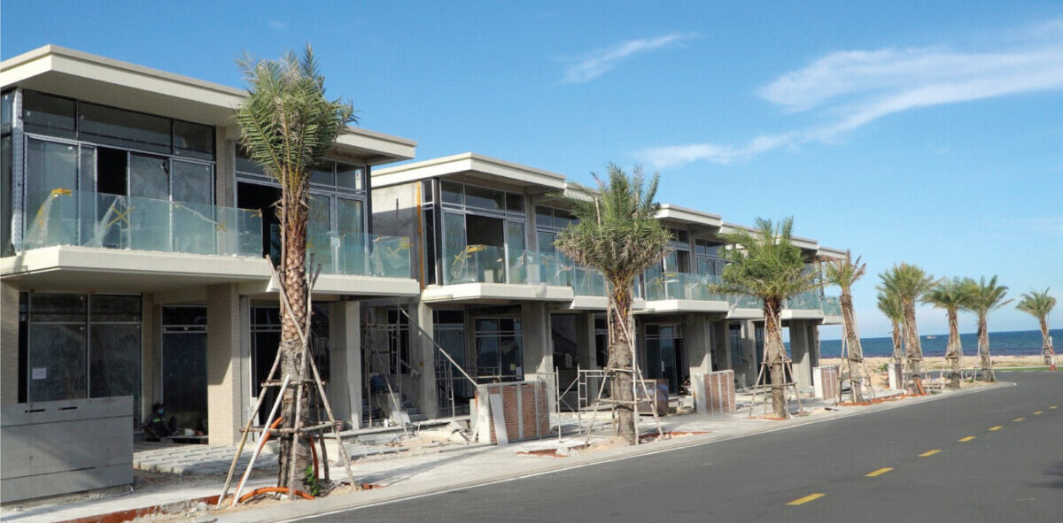Tiến độ xây dựng phân kỳ Happly Beach Villas quý 1/2022