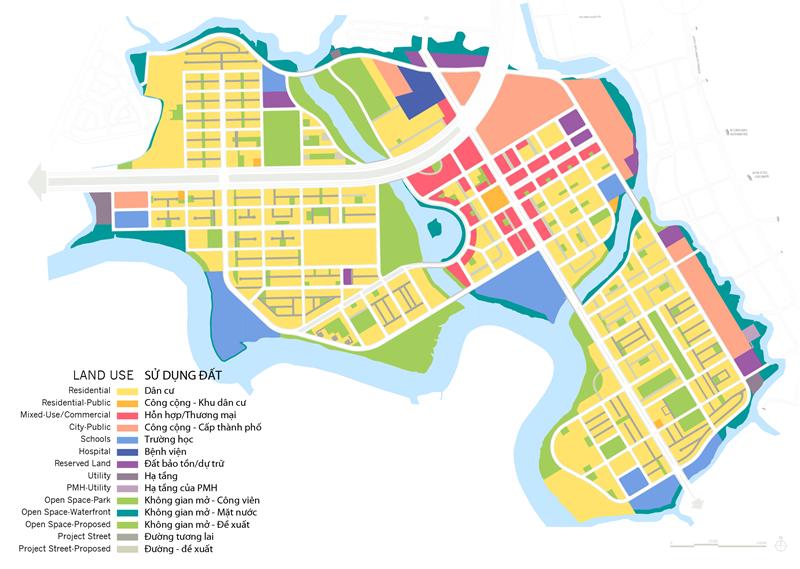 Bản đồ quy hoạch khu Nam Sài Gòn