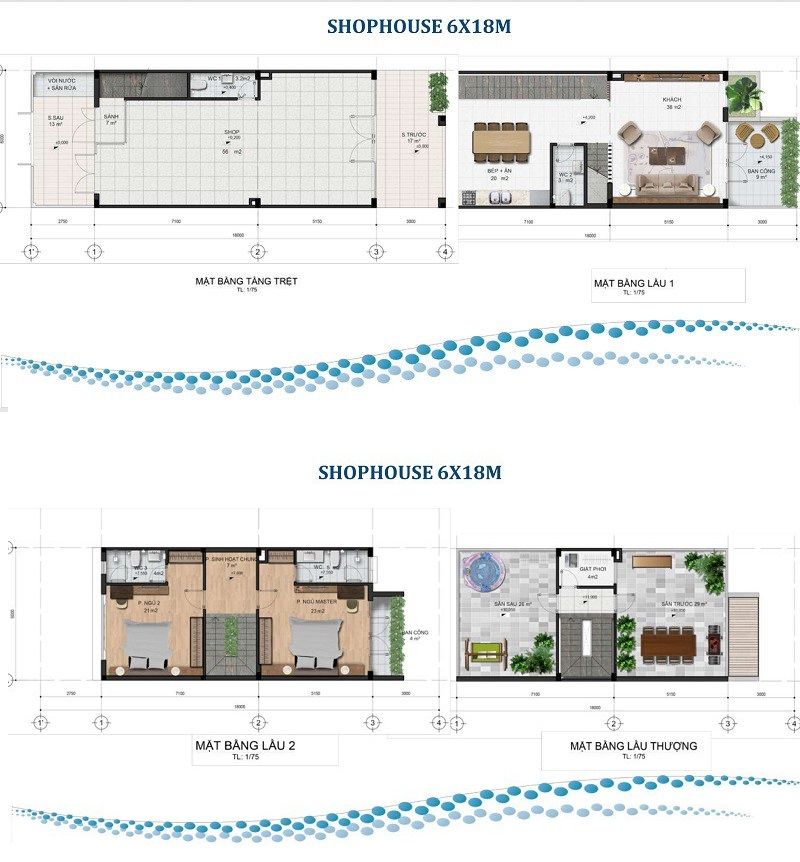 SHOPHOUSE 6X18M