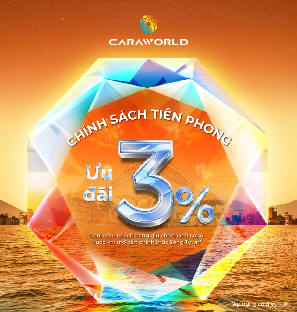 ưu đãi hấp dẫn CĐT dành cho khách hàng mua nhà phố Sông Town Caraoworld