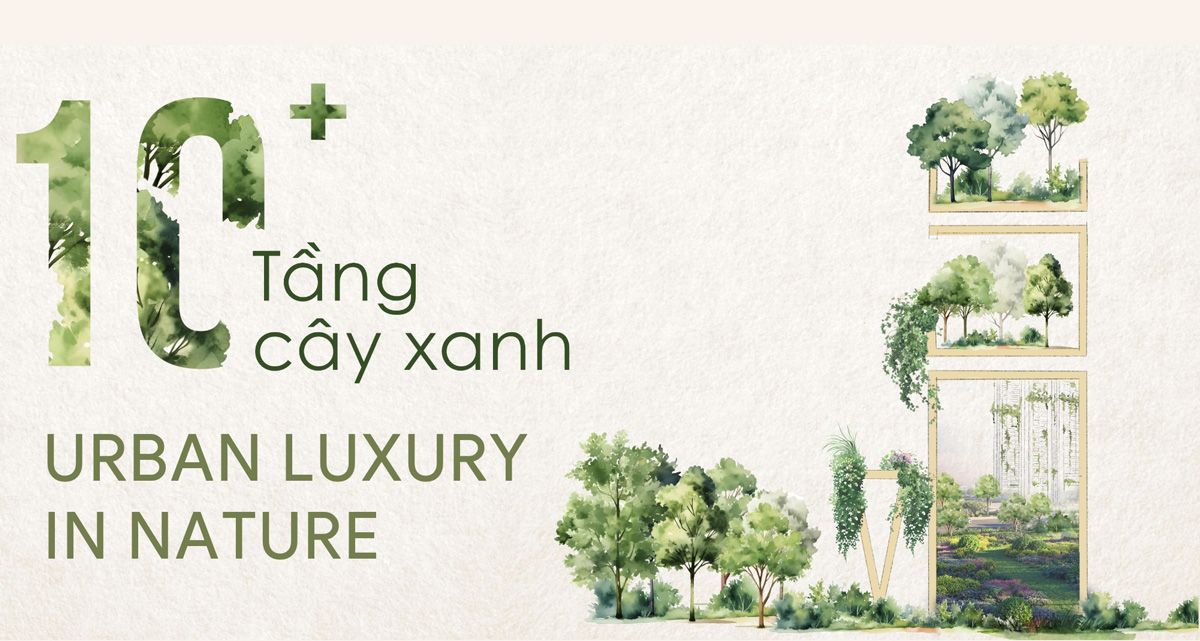 10 tầng cây xanh tại lapura bình dương